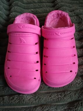 Pink Clog Slip-On Shoes